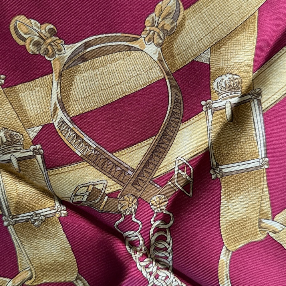 Hermes Vintage Cavalcadour Silk Scarf - Picture 10 of 11